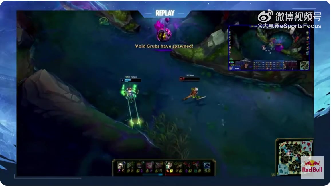 我们是冠军！ NNO上单在红牛杯击杀Faker Riven后 激动得跳了起来！